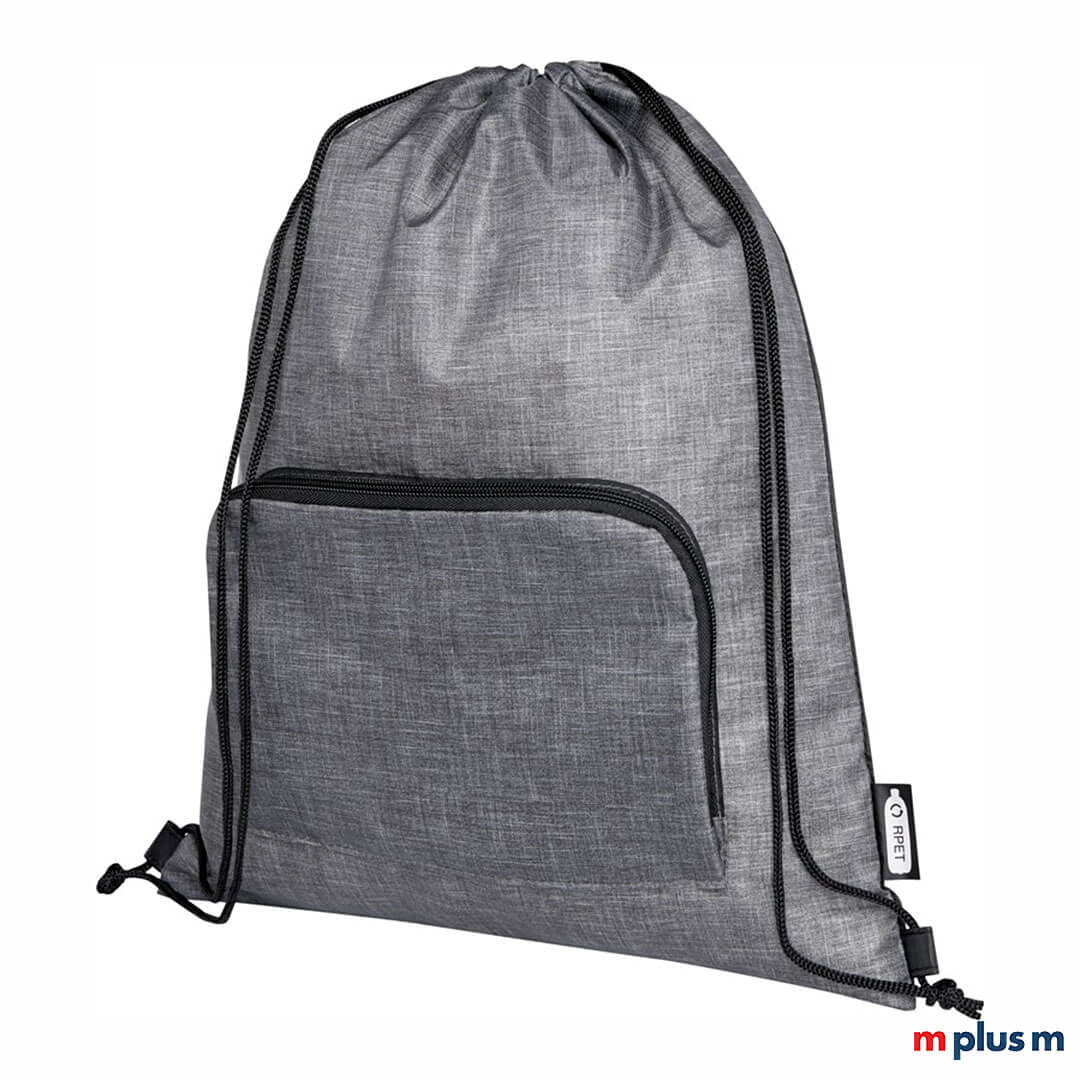 Nachhaltiger Faltturnbeutel mit eigenem Logo bedrucken als praktisches Give-Away.