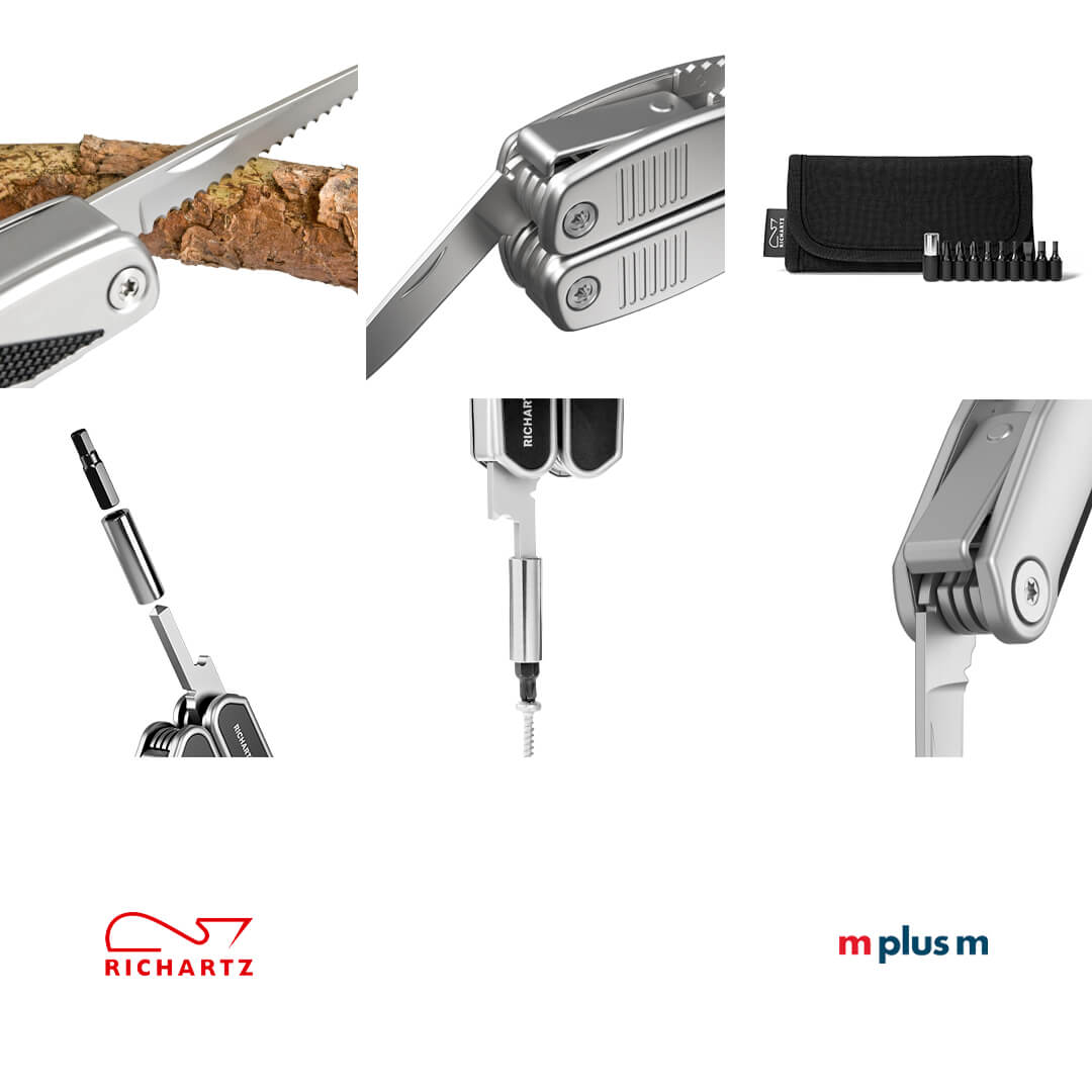 Multifunktions Tool Richartz Protool mit vielen verschiedenen Werkzeugen - ideal für unterwegs