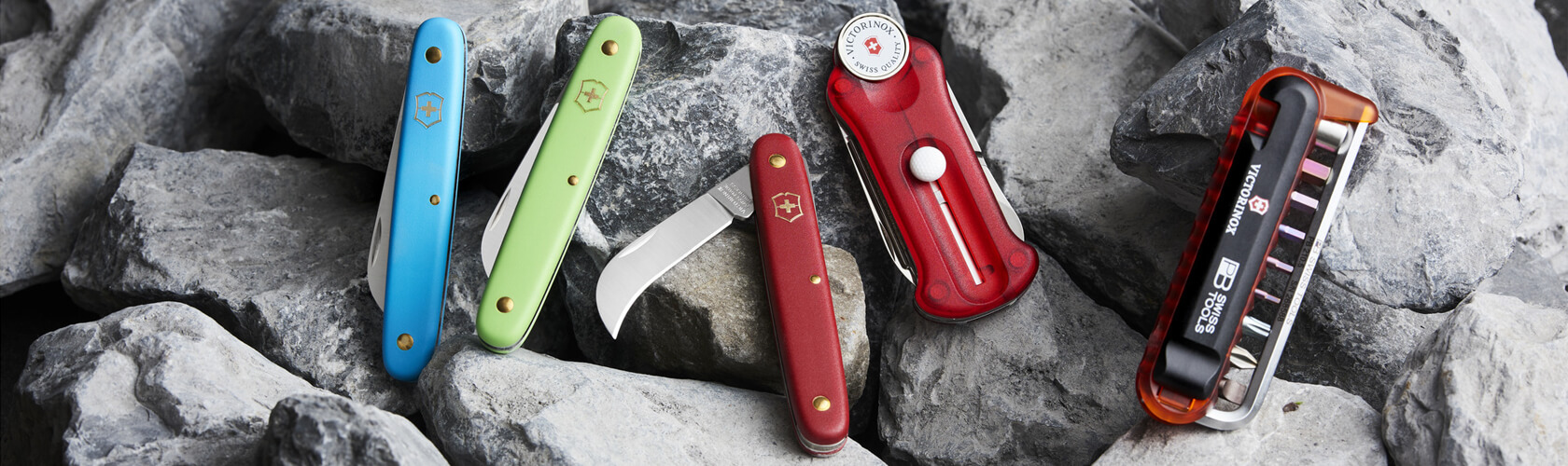 Victorinox Blumenmesser mit Logo Gravur - Banner 