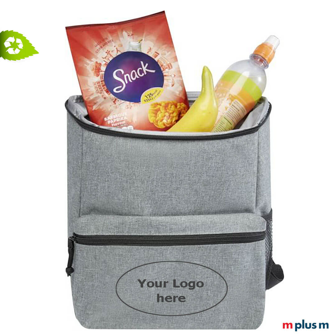 Nachhaltiger Isolier Rucksack aus RPET. Mit Logo Druck ab 50 Stück