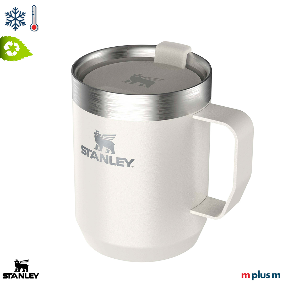 Stanley Campingbecher in Creme – 236 ml mit individuellem Firmenlogo