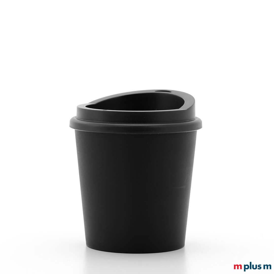Kaffeebecher in schwarz mit Ihrem Logo bedrucken