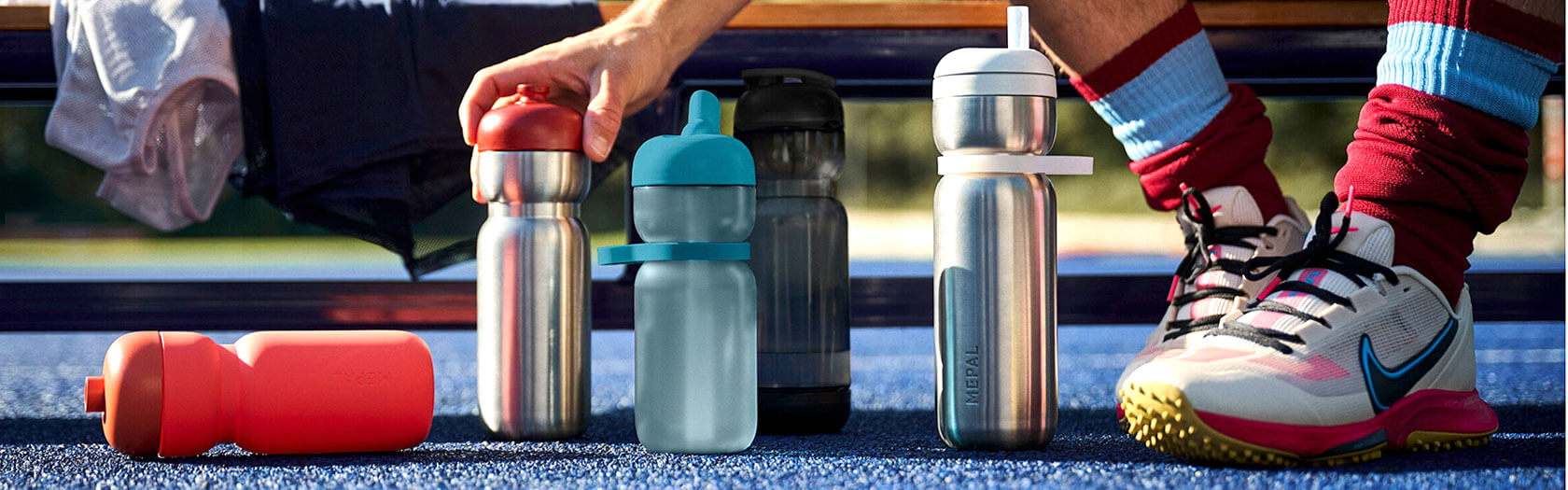 Hochwertige Mepal Edelstahlflasche bedrucken - Banner 