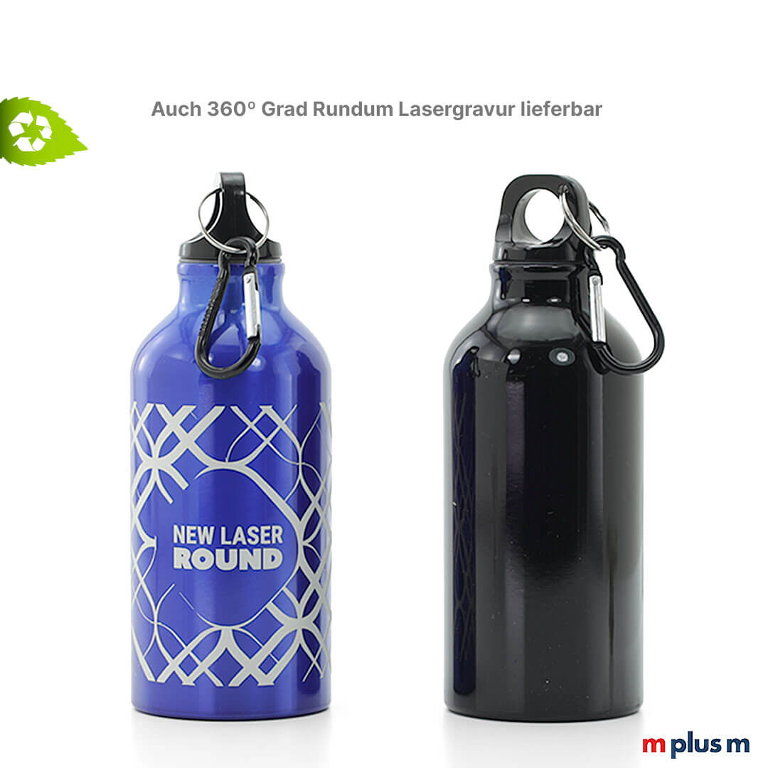 Baselino 400 ml Recycling Edelstahl Trinkflasche