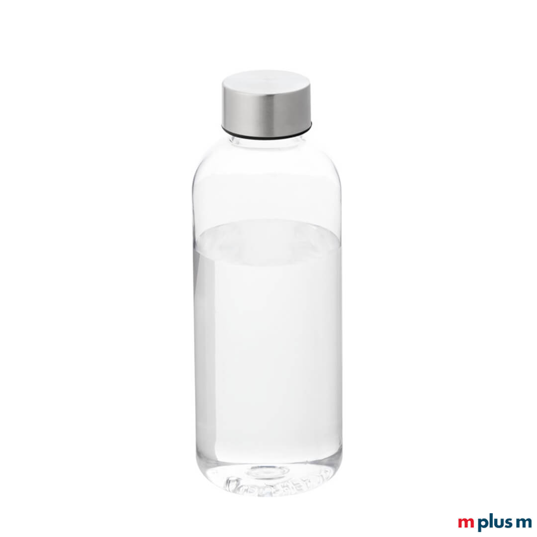 Transparente Sportflasche als Werbegeschenk bedrucken