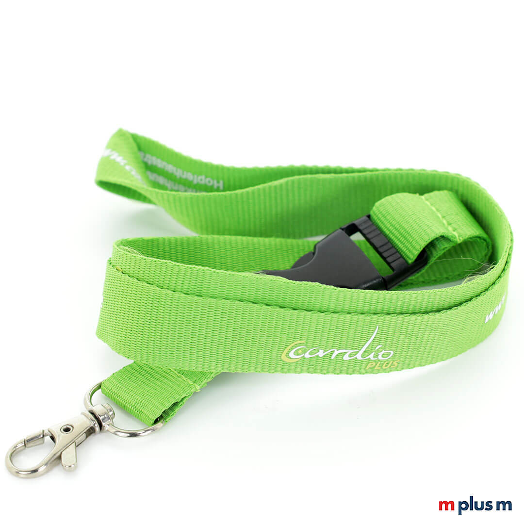 Classic Band Lanyard in Grün als preiswertes Giveaway