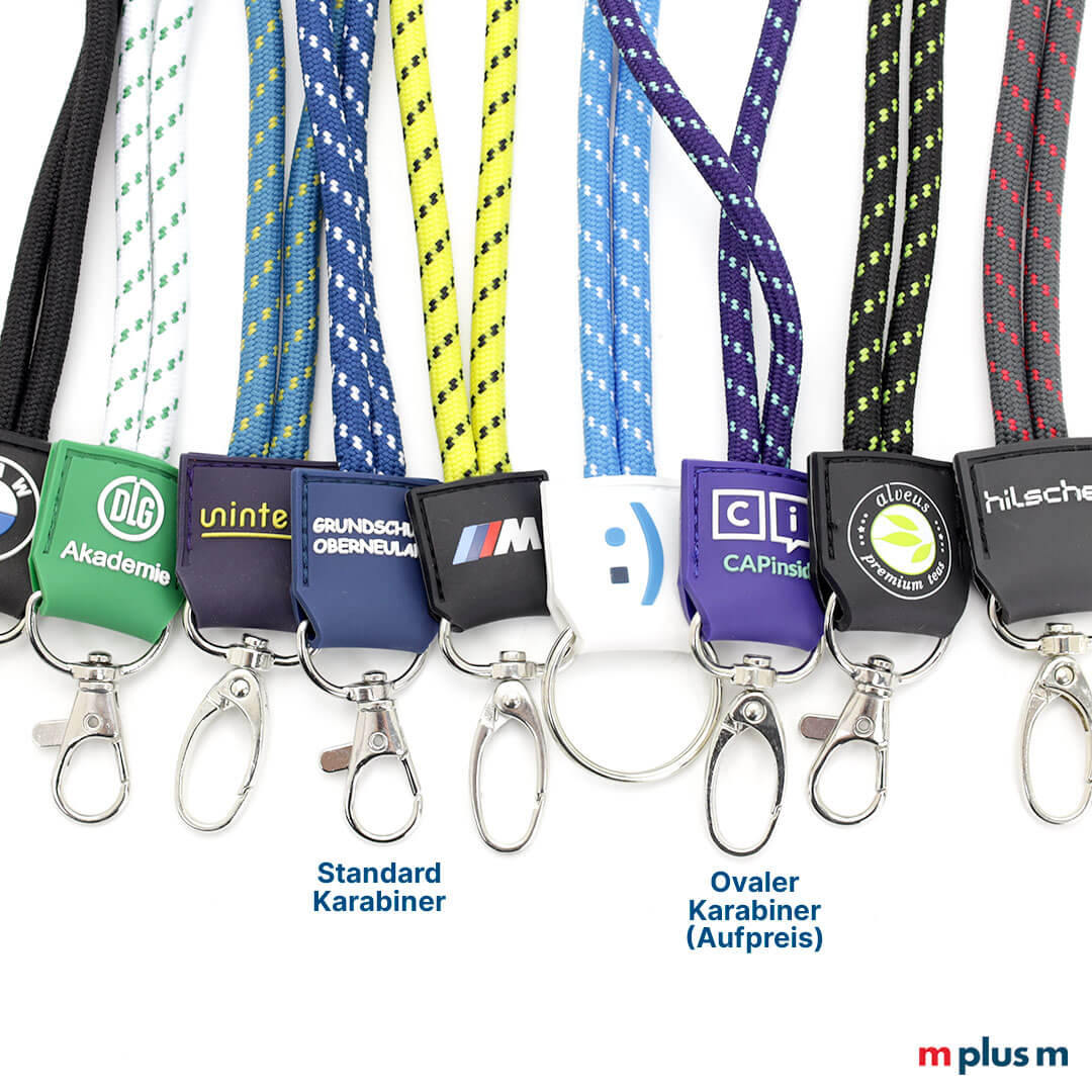 Details am Nautic Rubber Lanyard als Werbeartikel