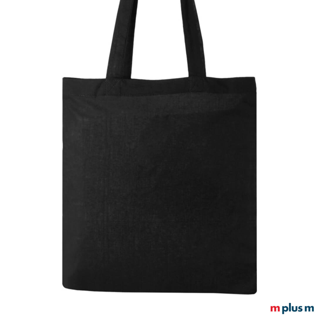 Jutebeutel in schwarz bedrucken