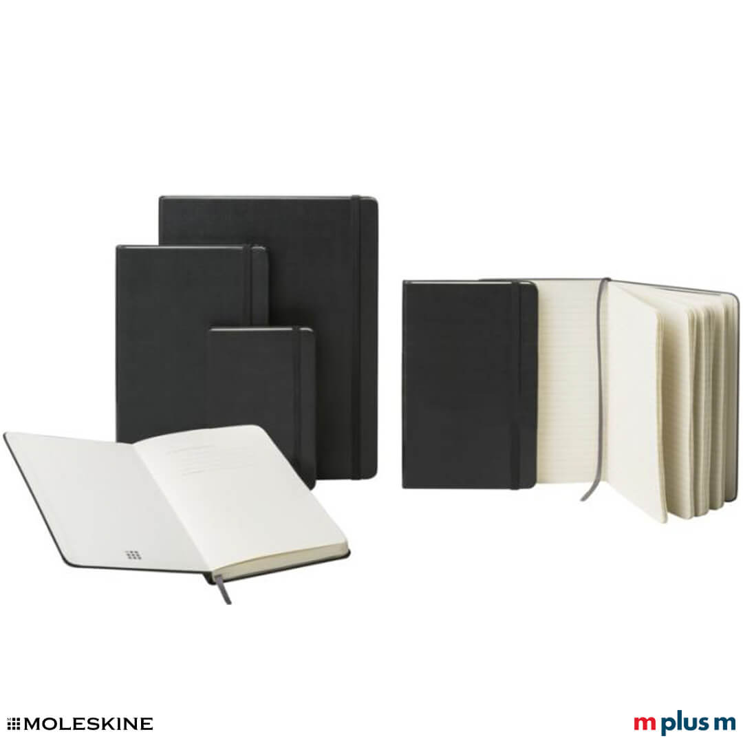 Moleskine Notizbuch Classic Hardcover in verschiedenen Größen zum individualisieren