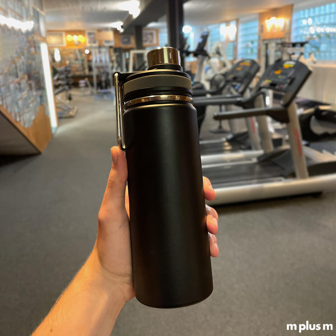 Nachhaltige Sportflasche als Werbeartikel bedrucken