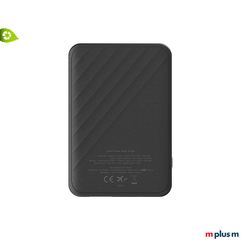 Xtorm XG205 Powerbank lädt simultan Smartphone und Ohrhörer mit 12W FastCharge Technologie