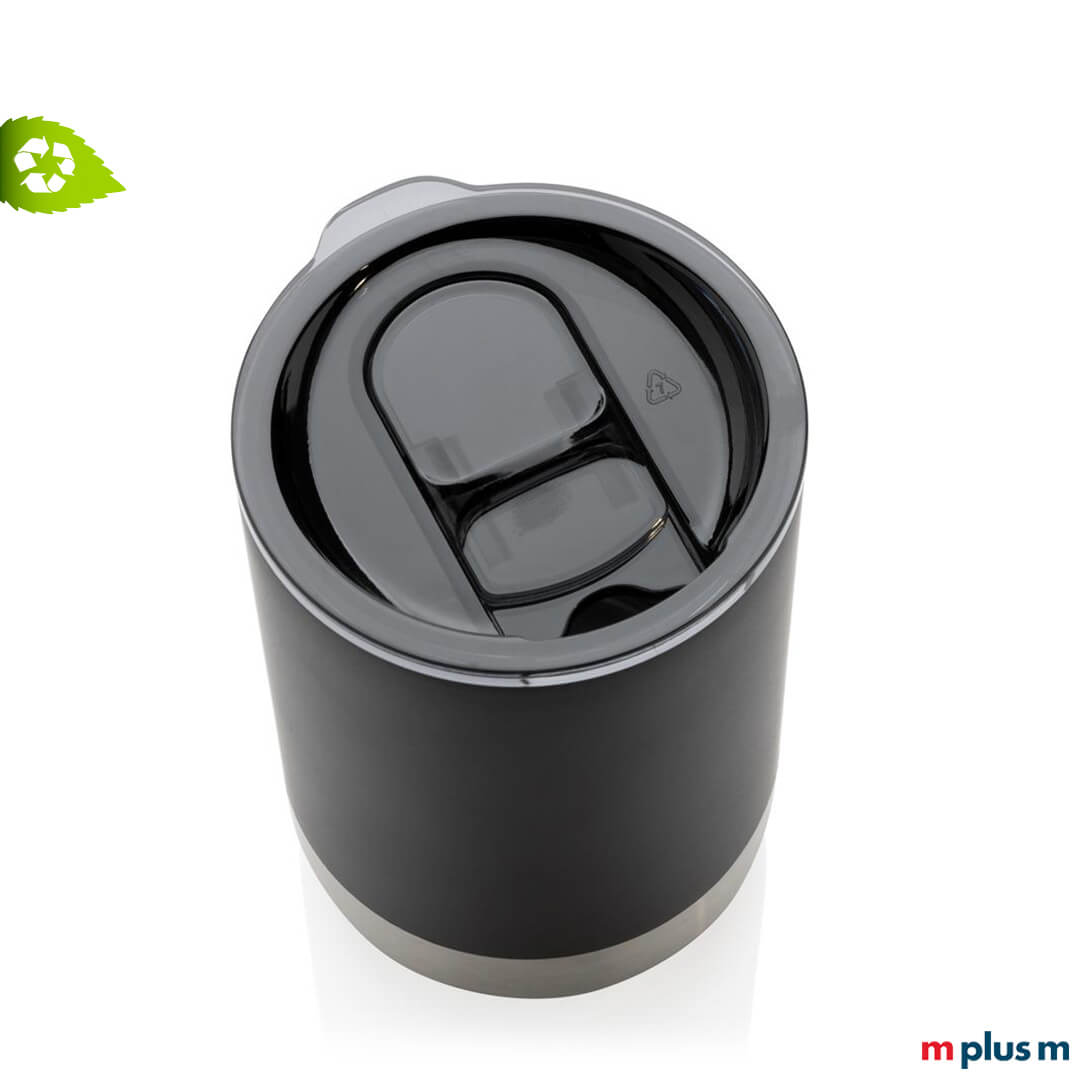 Nachhaltiger Edelstahlbecher für umweltbewusstes Marketing mit Logo-Druck