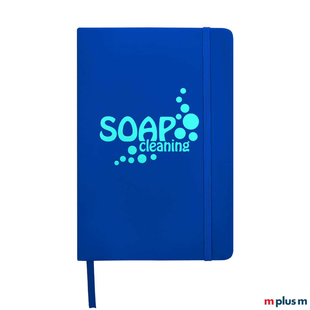 Inspiration Din A5 Notizbuch, 96 linierte Blätter, FSC Papier, Blau