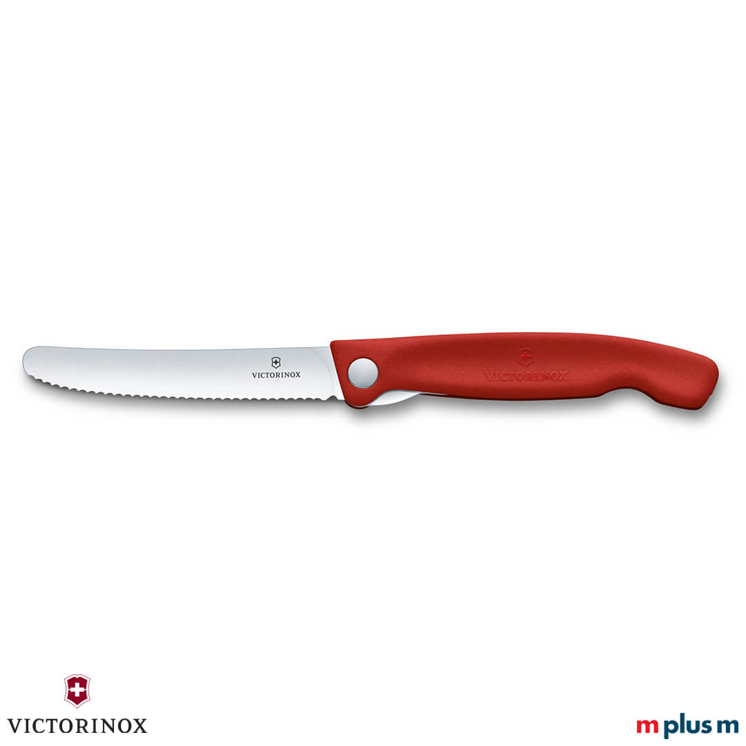 Klappbares Tomatenmesser in Farbe Rot