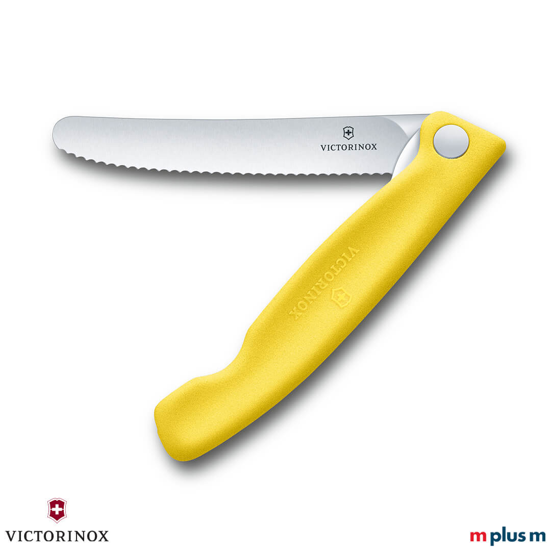 Victorinox Picknickmesser in Gelb. Swiss Made