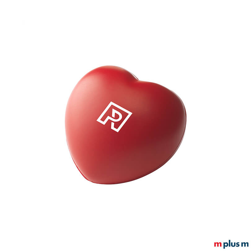Antistress Herz Giveaway mit Logo bedrucken