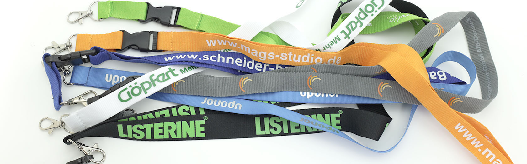 Günstiges Classic Lanyard als Giveaway in Wunschfarbe - Banner 