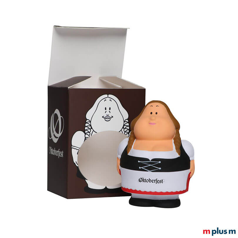 Oktoberfest Berta „Bayerin" Antistress Figur