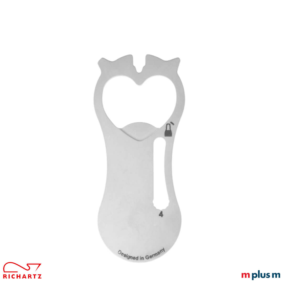 Preiswerter Richartz Einkaufswagenlöser 'heart' mit personalisierter Logo Gravur – Perfektes Werbegeschenk