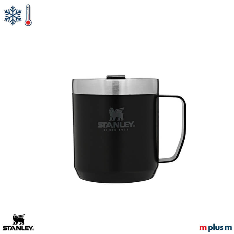 Stanley Classic Legendary Mug 350ml Isolierbecher in der Farbe Schwarz 