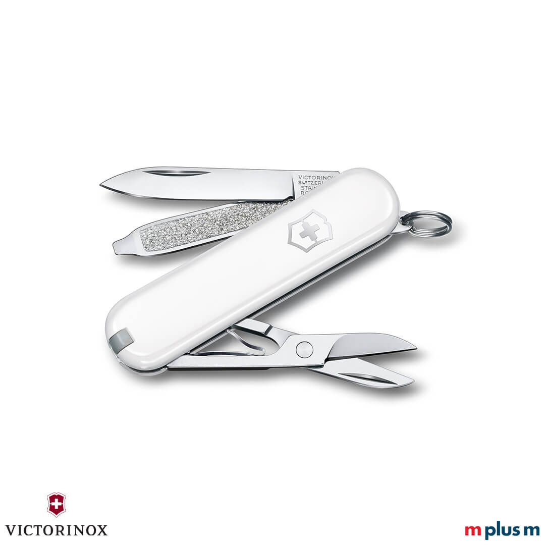 Kleines Schweizer Taschenmesser 'Classic SD Colors' in Weiß