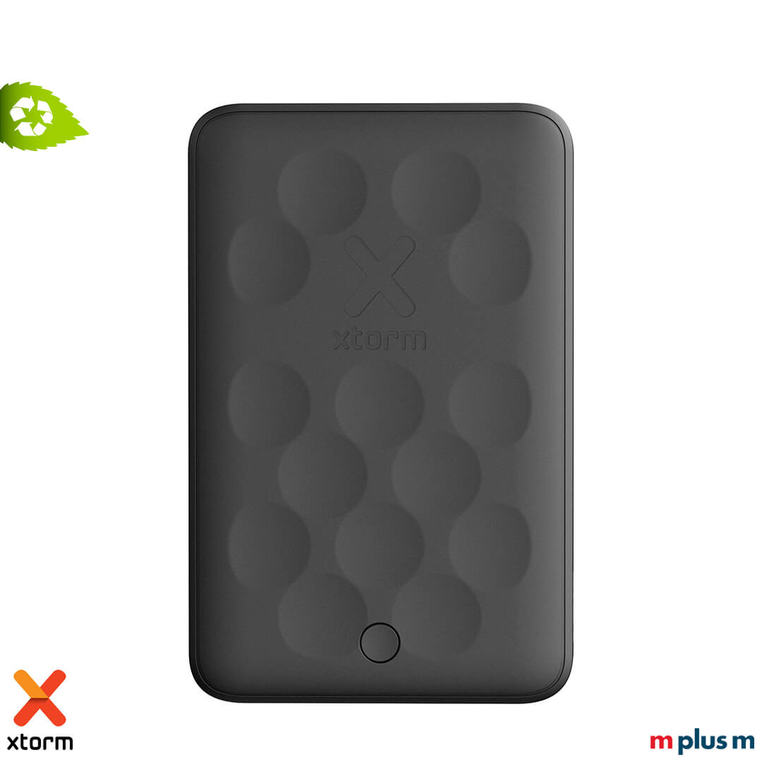 Xtorm MagCharge Pro Powerbank 5000 mAh aus recyceltem ABS Material, starke Magnete und zuverlässige Ladeleistung