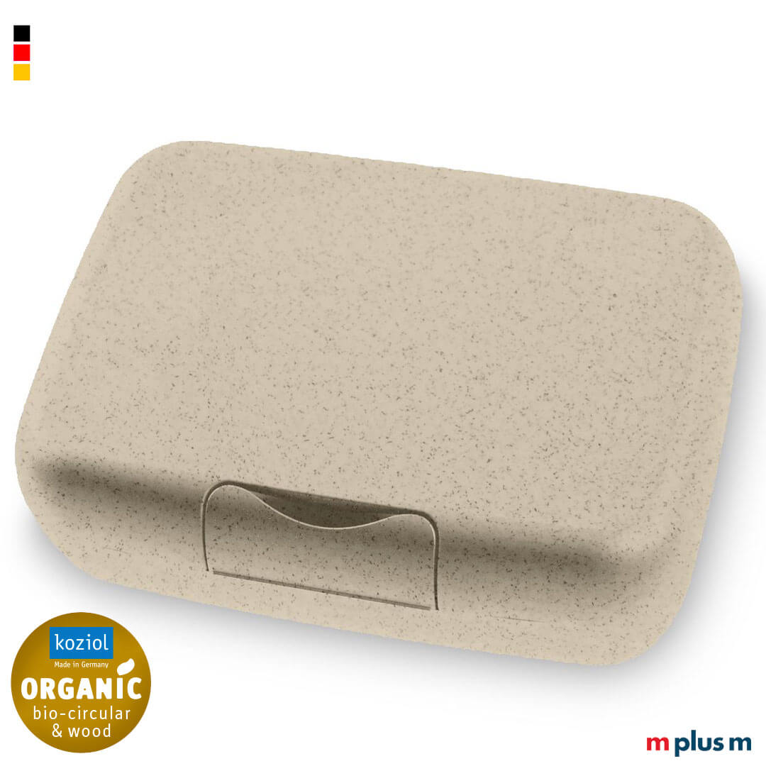 Koziol Candy Brotzeitdose Größe L in der Farbe Natur/Desert Sand