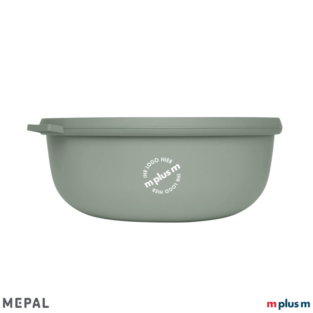 Meal-Prep Bowl in grün mit Ihrem Logo bedrucken