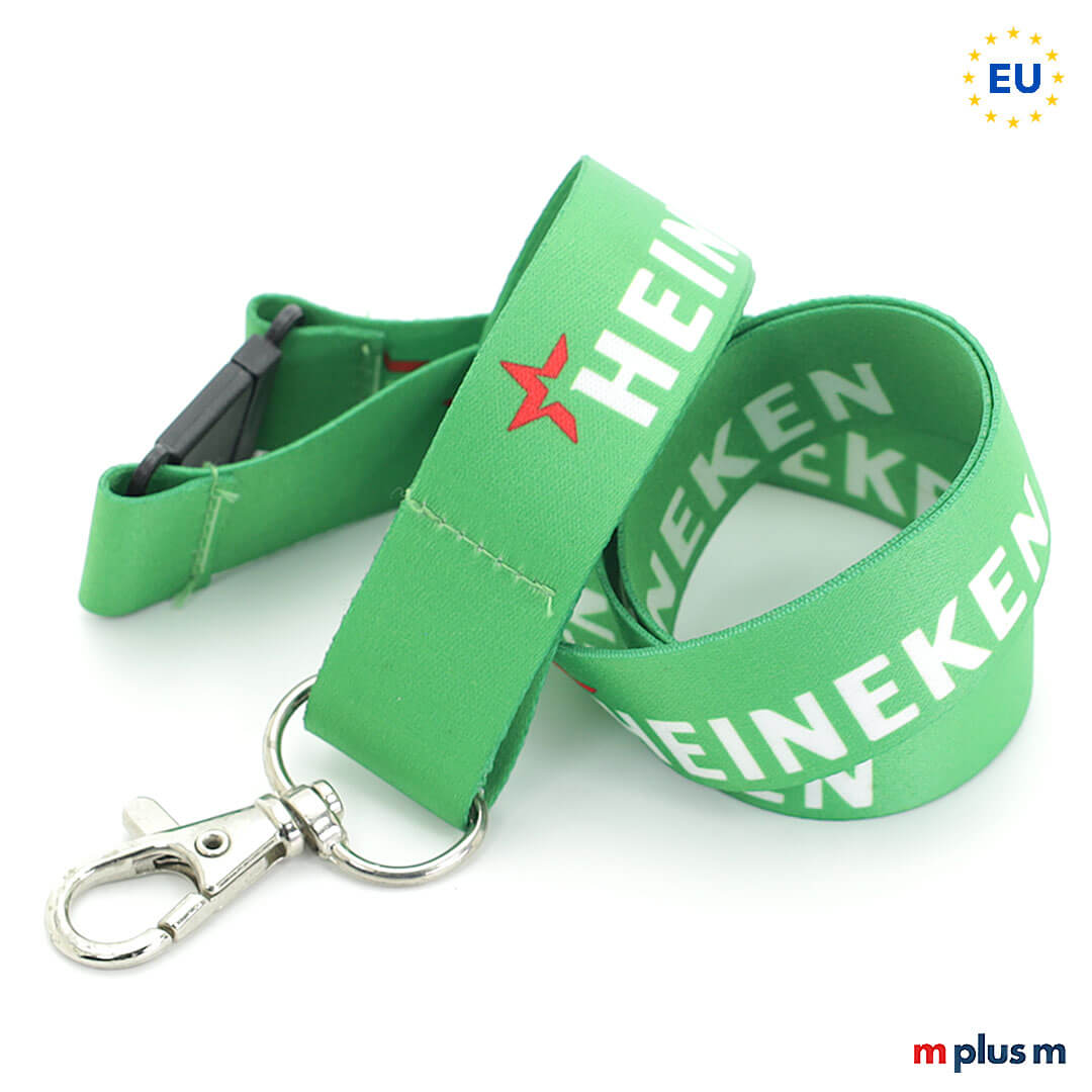 Günstiges Schlüsselband schon in niedrigen Stückzahlen individuell bedrucken