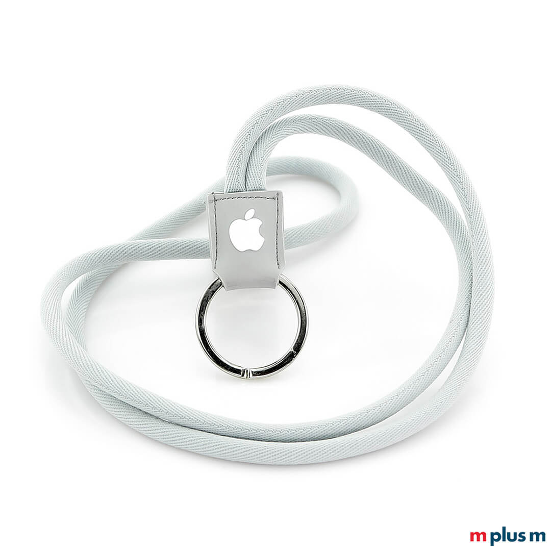 Schlüsselband 'Tube Kordel' aus gewebtem Nylon als Werbegeschenk für Kunden und Mitarbeiter