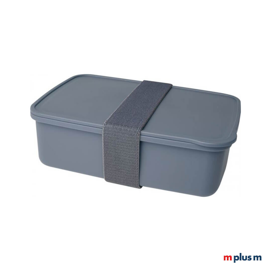 Die nachhaltige Brotdose Seppo in Grau. Express Lieferung mit Logo Druck möglich