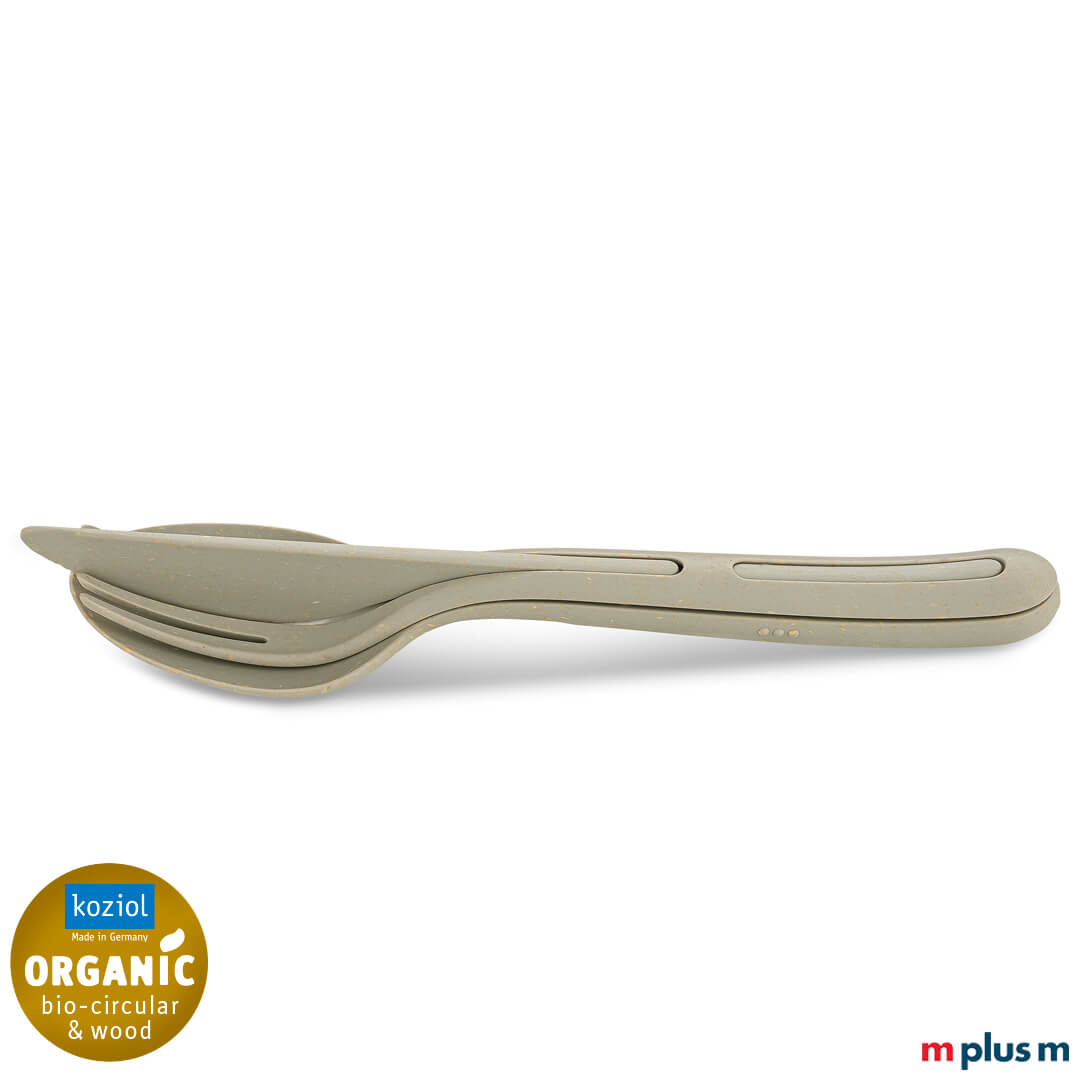 Koziol Klikk Classic Besteck zusammen gesteckt