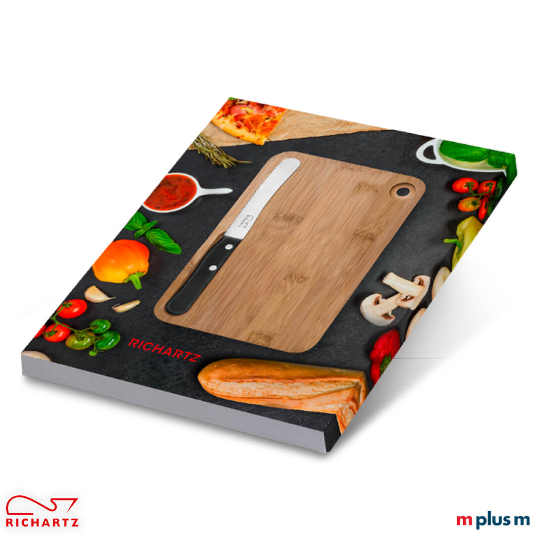Küchenmesser und Holzbrett Set Richartz