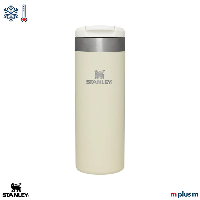 Stanley AeroLight Transit Becher 470ml, creme, aus 18/8-Edelstahl, langlebig und robust