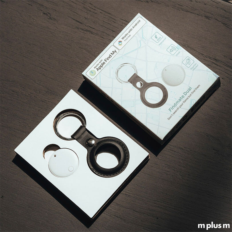 Findmate Smart Tag Finder als Werbegeschenk in schöner Geschenkverpackung