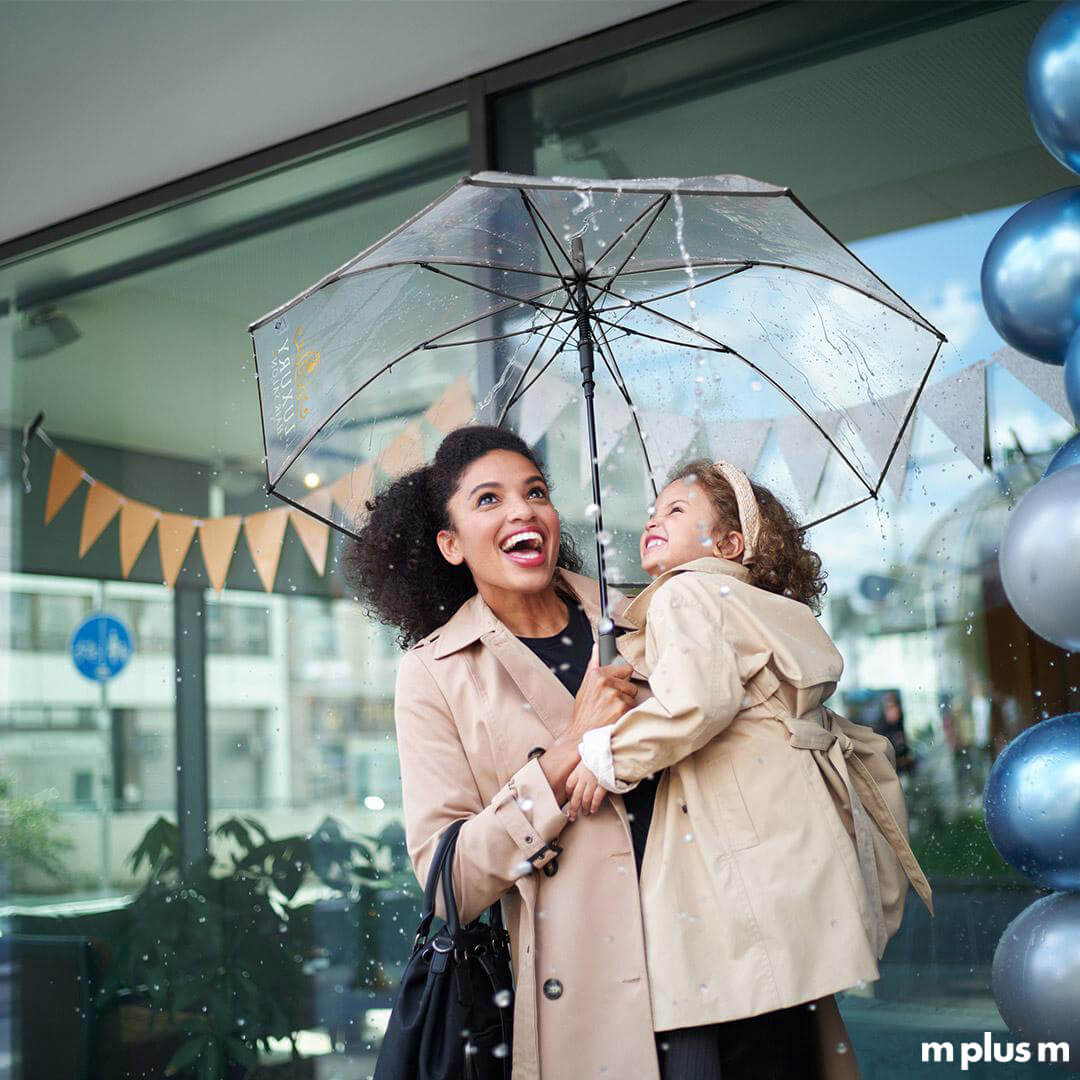 'Twiggy' Transparenter Regenschirm