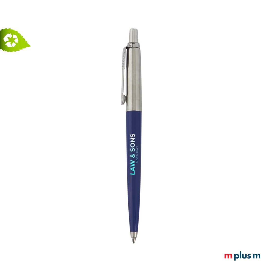 Parker Jotter Recycled Kugelschreiber Blaue Mine