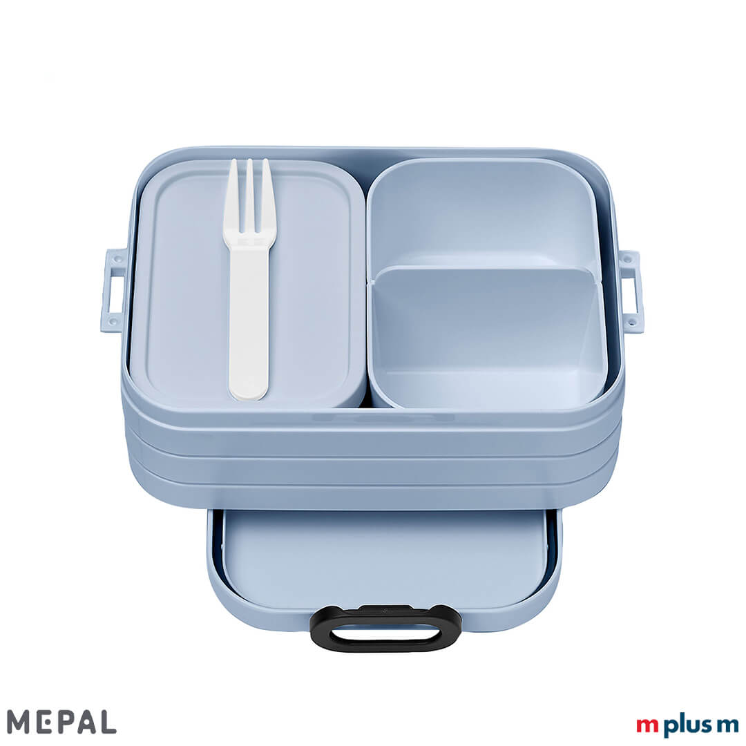 Mepal Bento Take A Break Midi Lunchbox Nordic Blue mit Einsätzen