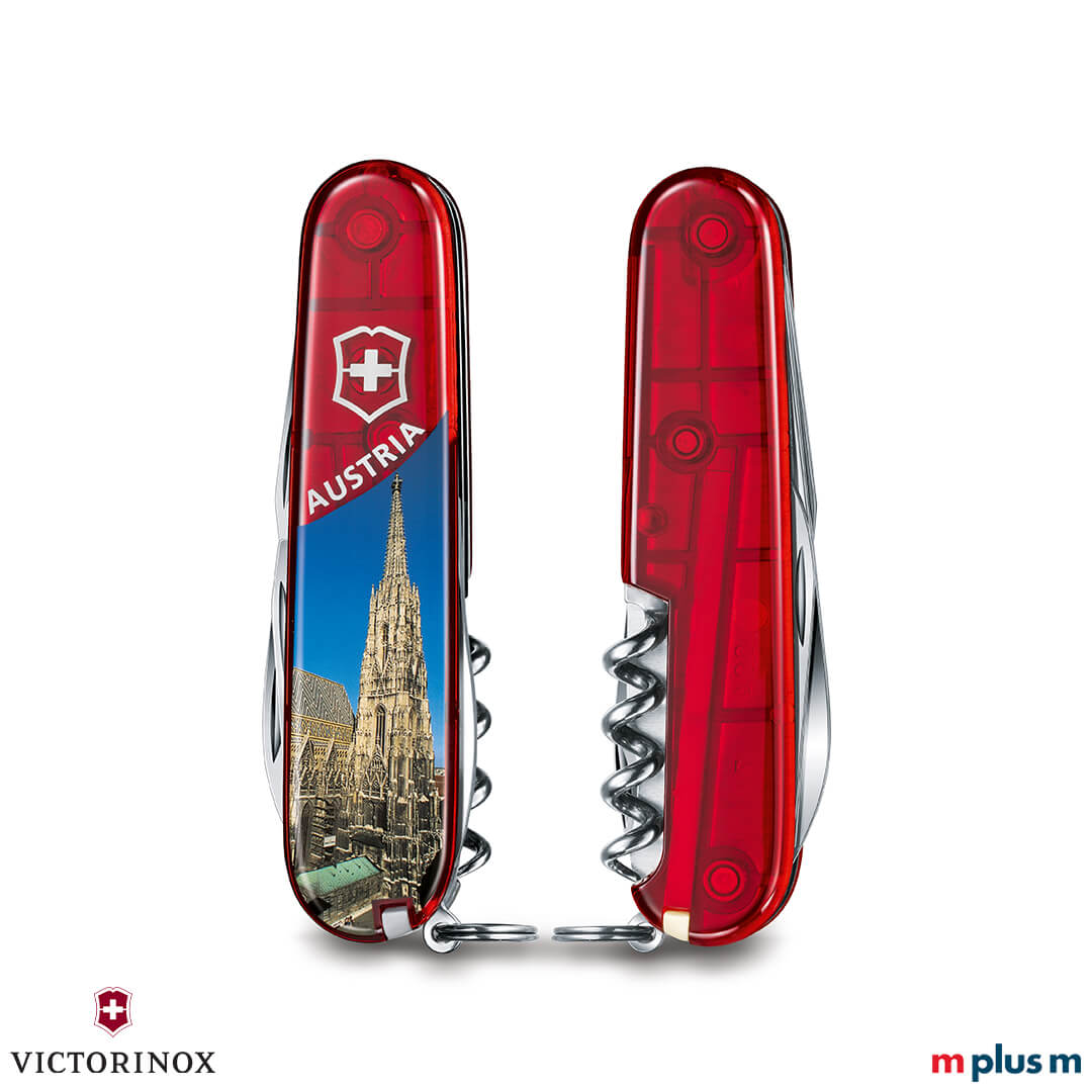 Bilder Digitaldruck auf Victorinox Spartan Taschenmesser