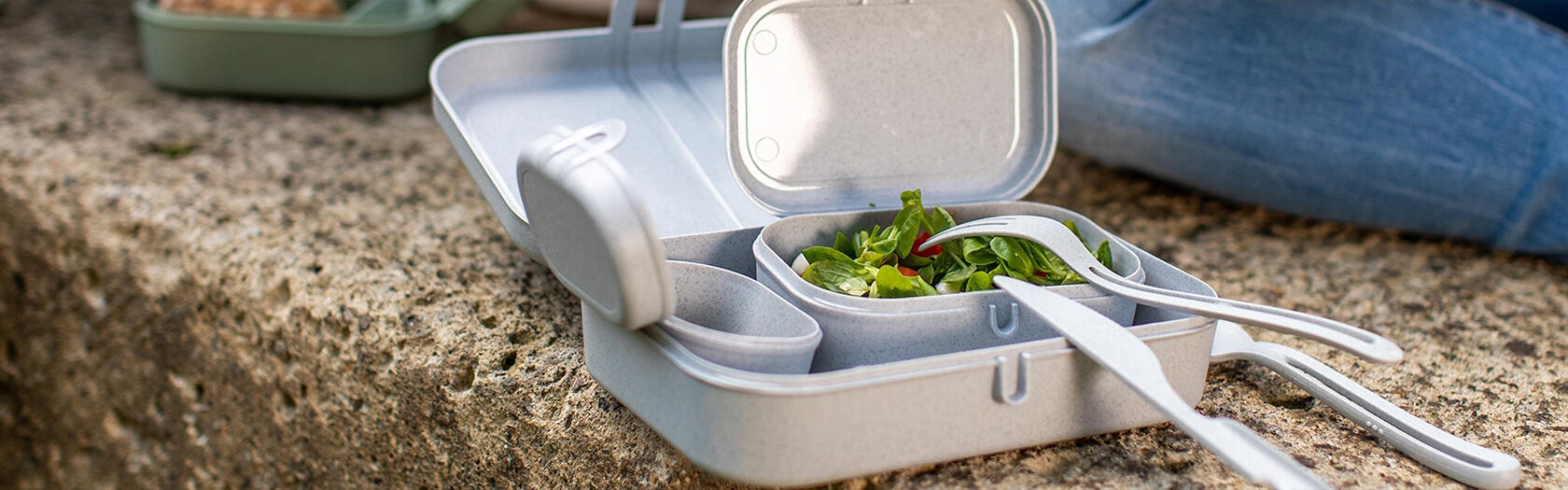 Kleine Koziol Take Away Dip Dose' Logo bedrucken - Banner 