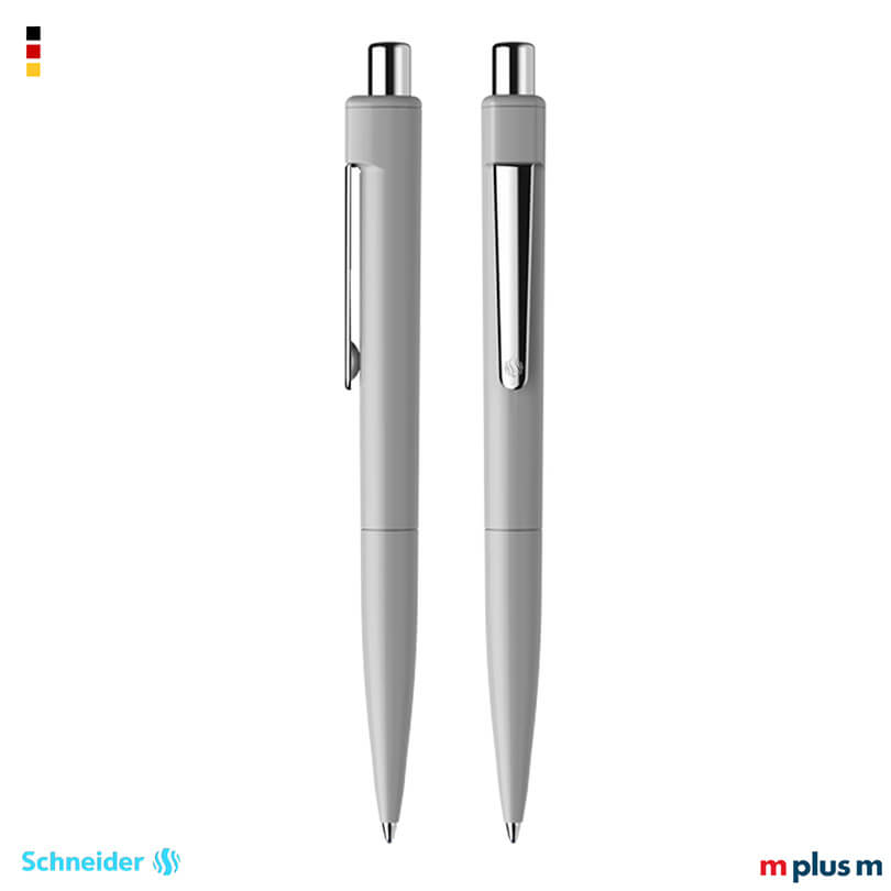 Schneider Kugelschreiber K1 in grau Logo bedrucken