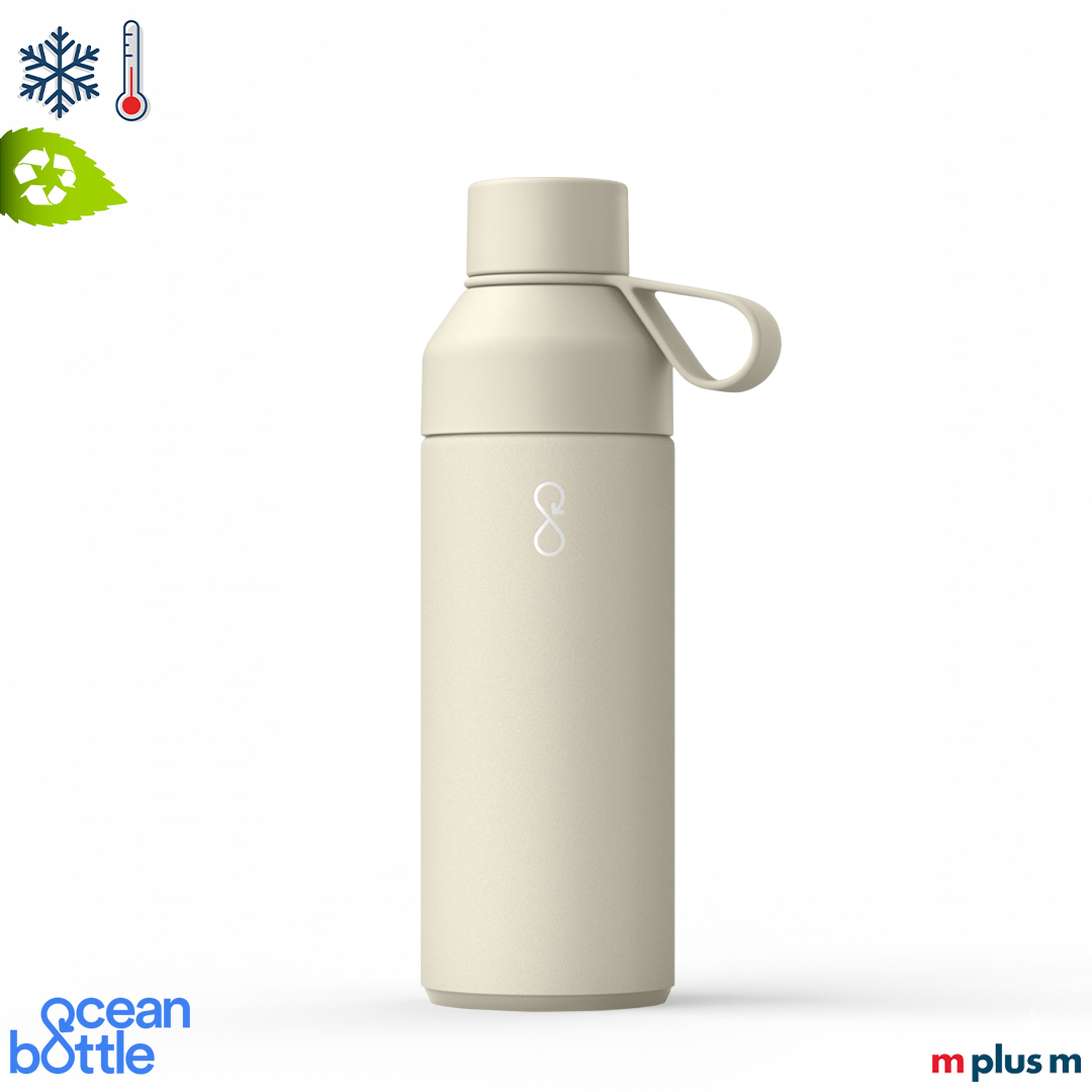 Ocean Bottle 500ml in der Farbe Beige/Sandstein