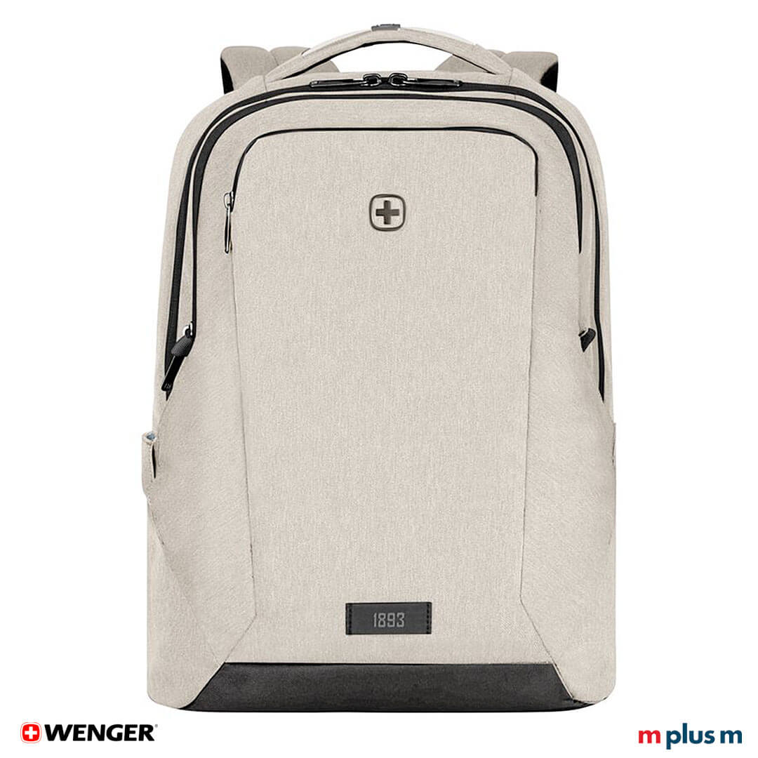 Wenger MX Light Laptop Rucksack in Farbe Sand als Mitarbeitergeschenk