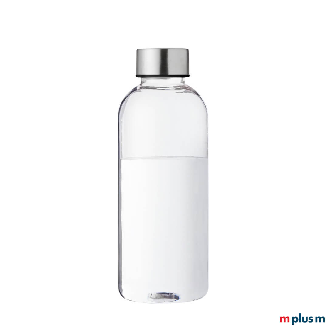 Transparente Trinkflasche mit Ihrem Logo bedrucken