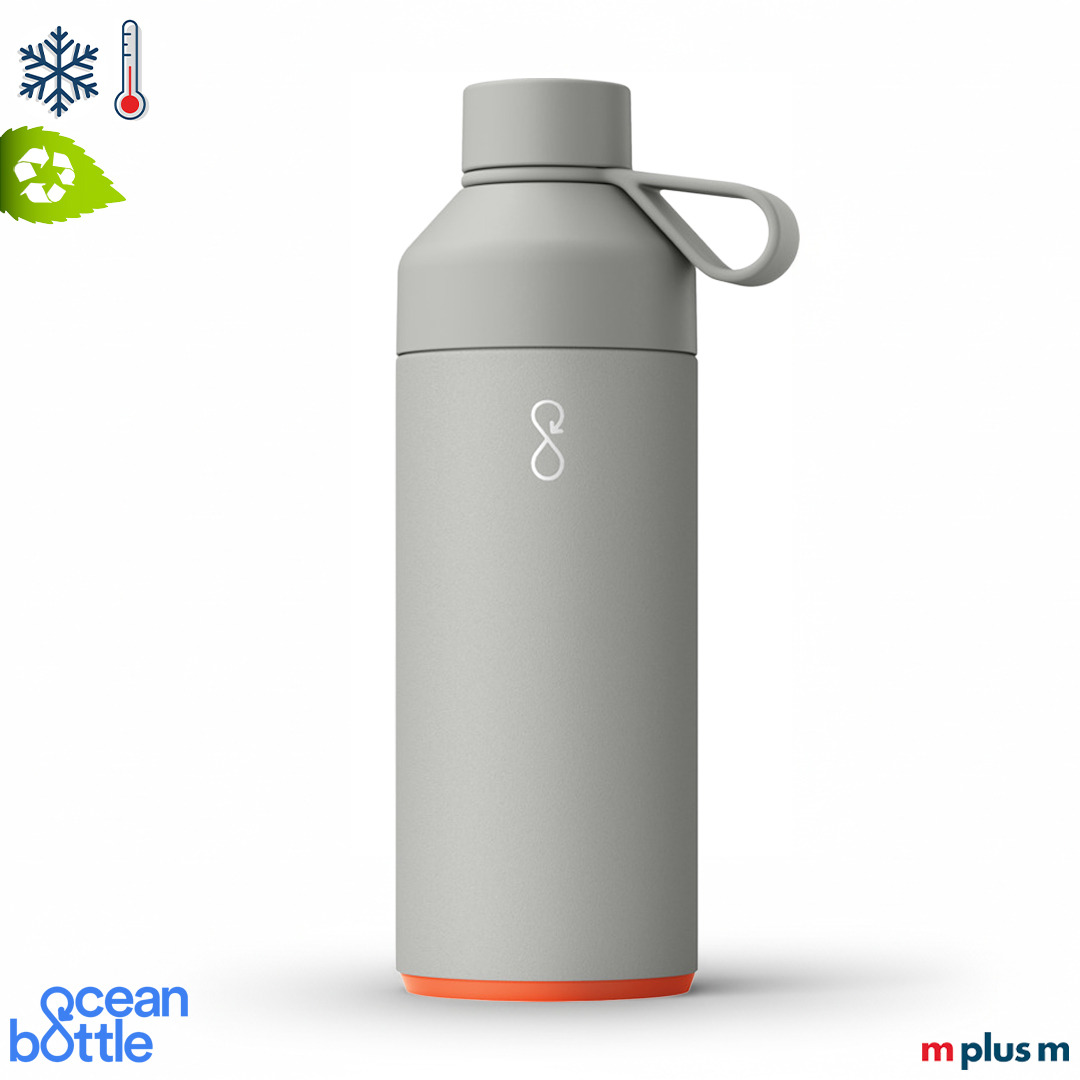 Ocean Bottle 1000ml in der Farbe Grau/Rock Grey