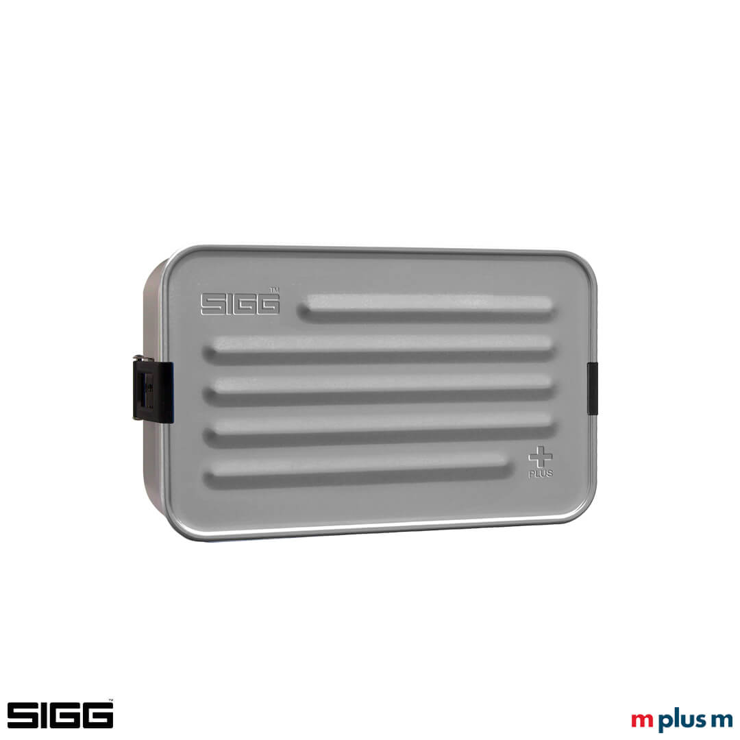 SIGG Metall Brotdose Größe S in der Farbe Silber