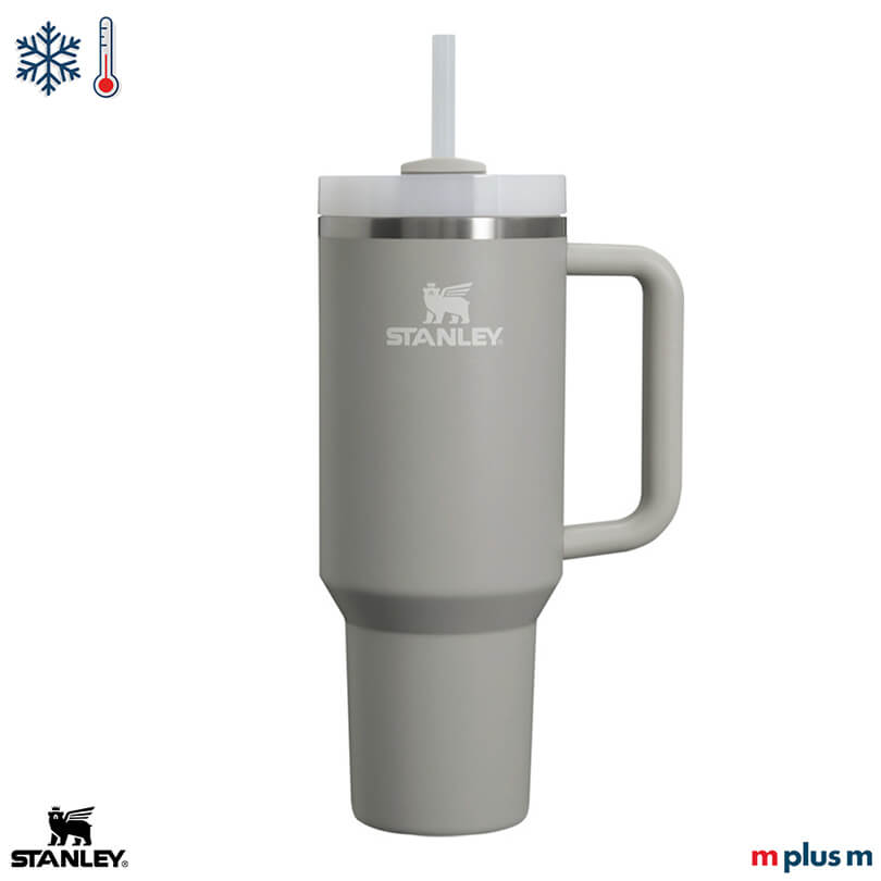 Stanley Quencher H2.0 Becher 1,2L, grau, doppelwandig, spülmaschinenfest