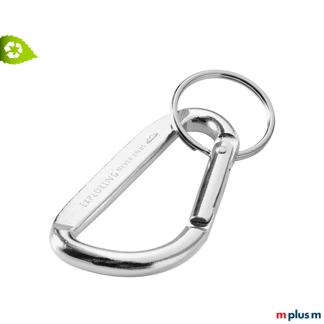 Karabiner Recycling Schlüsselanhänger