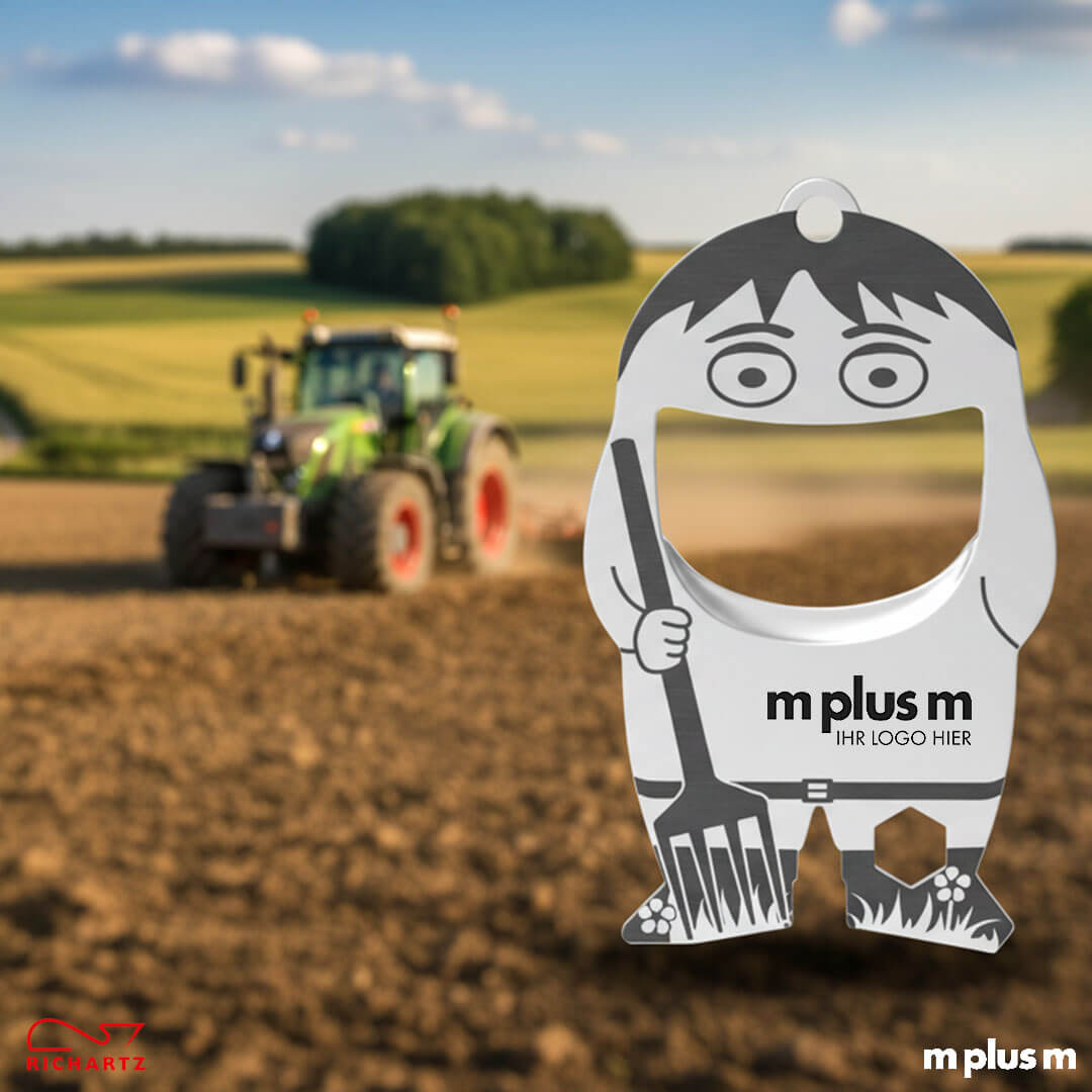 Günstiges Give Away  für die Landwirtschaft: Fred Farmer Flaschöffner