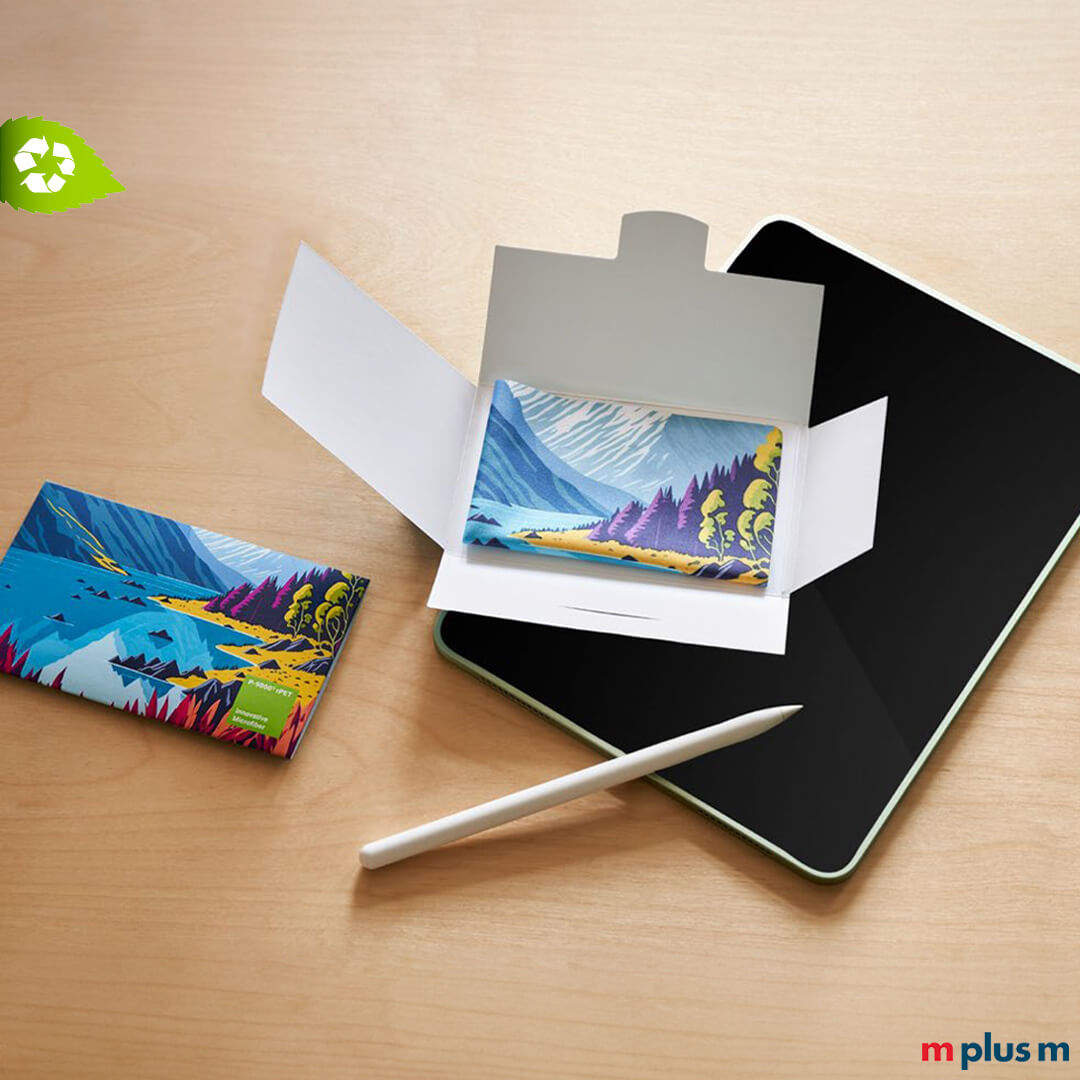 Mikrofaser Displaytuch aus Recycling PET 